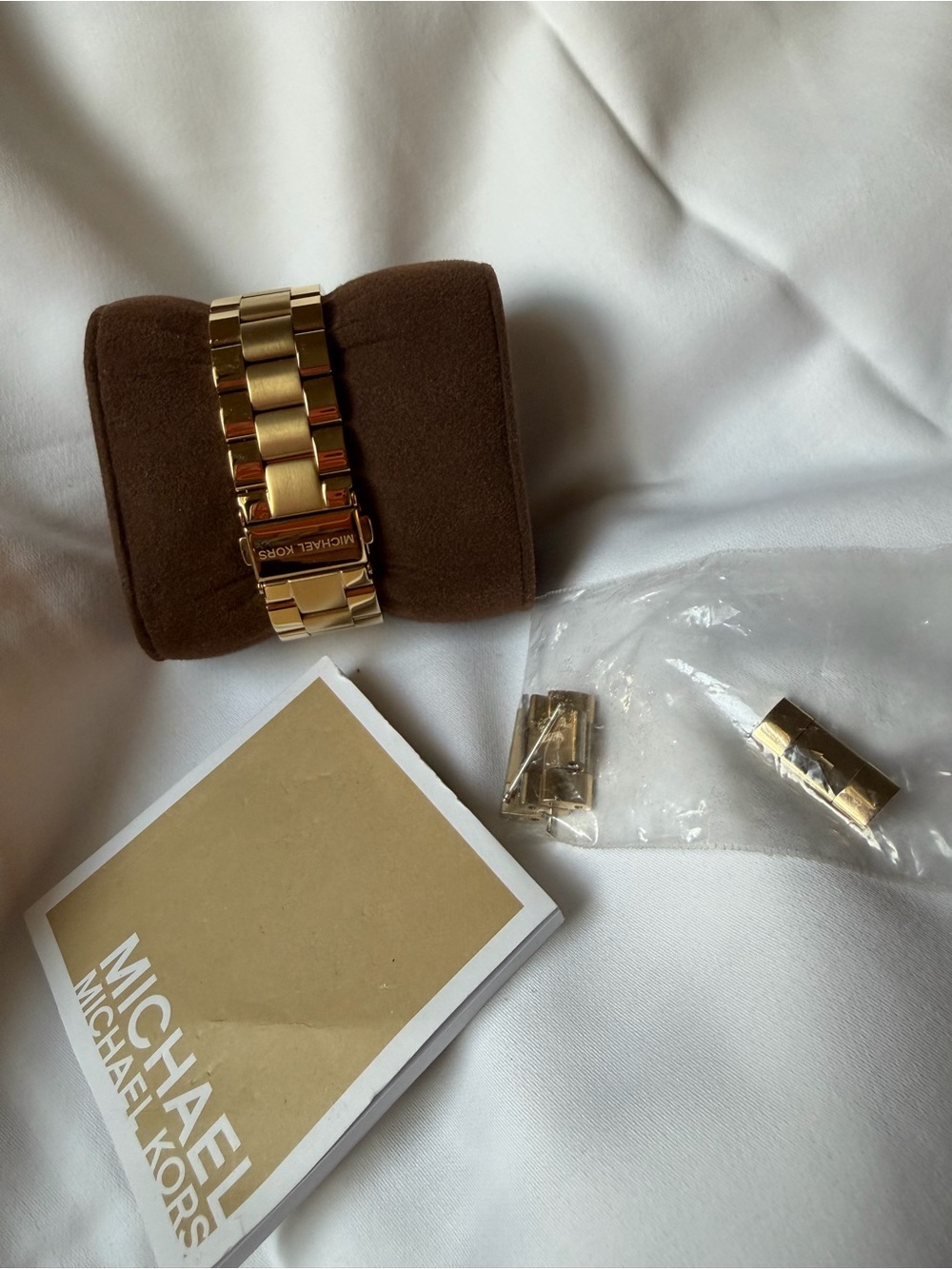 Michael Kors Gold Watch with Pink Sunray Dial - Picture 3 of 9